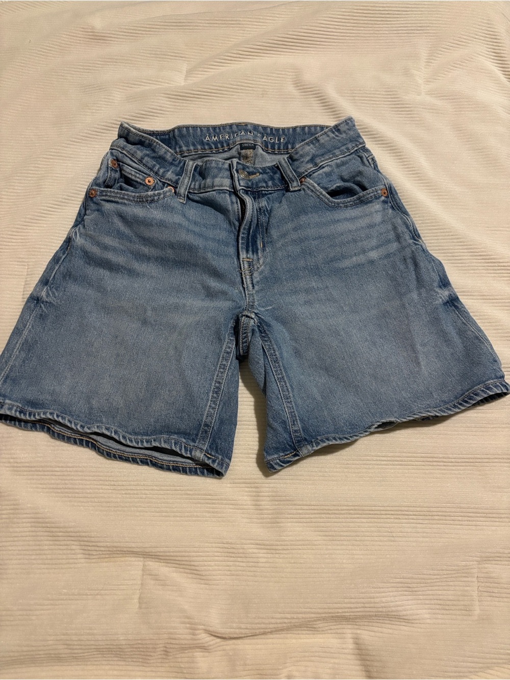 American Eagle Outfitters Light Blue Denim Shorts